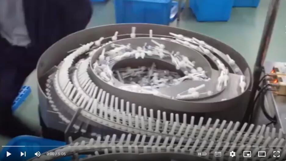 Customized medical industry drip bucket 6-piece combination fully automatic assembly machine